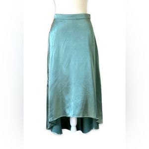 NWT High-low Satin Skirt